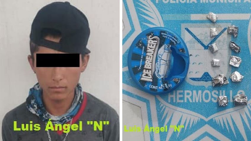 Hermosillo: Con once envoltorios de droga aprehenden a Luis Ángel en Puerta del Rey