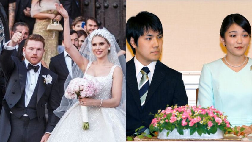 ¡Desde el Canelo Álvarez hasta la princesa Mako! Ellos son los famosos que se casaron este 2021