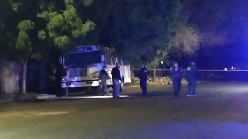 Fin de año rojo: Dan muerte a sujeto junto a autobús estacionado al sur de Ciudad Obregón