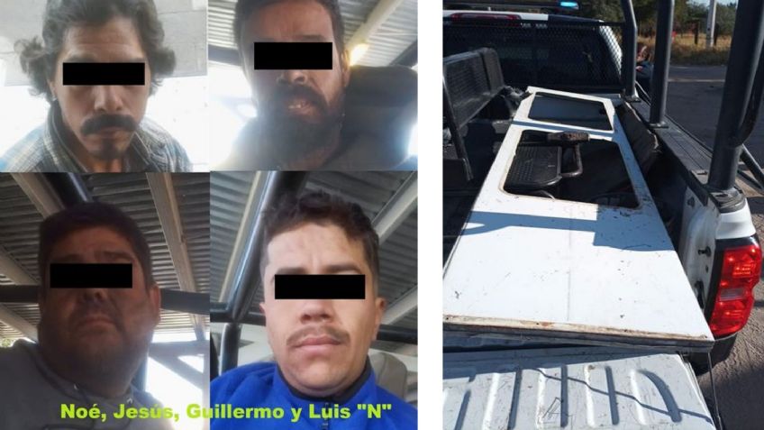 Arrestan a cuatro por robo con violencia en depósito de camiones urbanos en Hermosillo