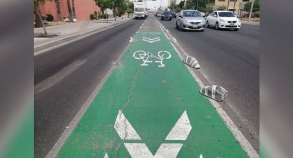 Ciclistas enfrentan muchos retos al pedalear por las calles de Hermosillo