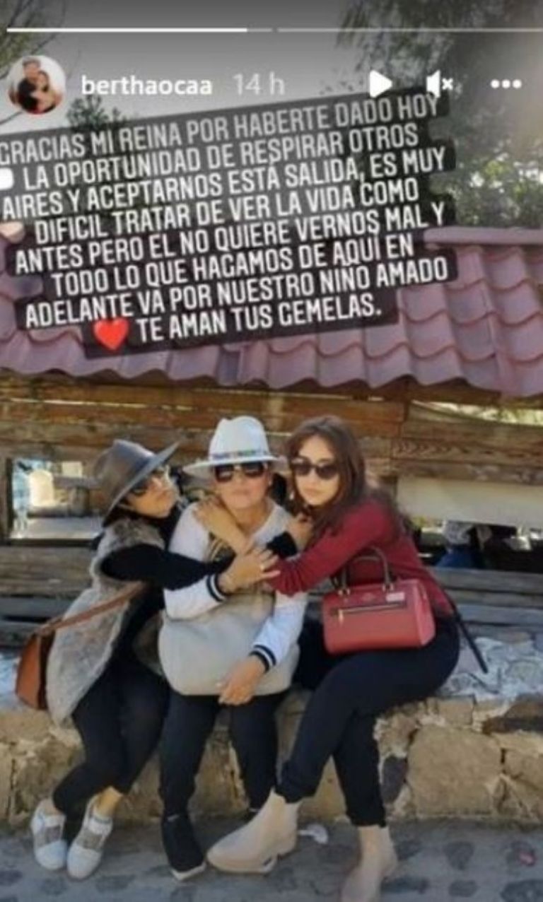 Hermanas de Octavio Ocaña con Nerea