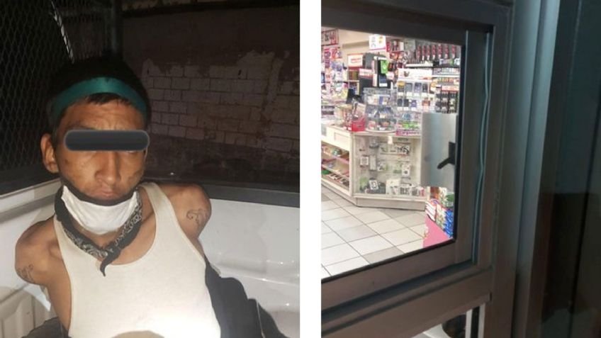 'Cachan' a Bryan Yosamin 'N' dañando tienda de conveniencia en Hermosillo