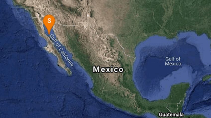 Tiembla en Puerto Peñasco: Reportan sismos de 4.2 y 4.1 al sur del municipio