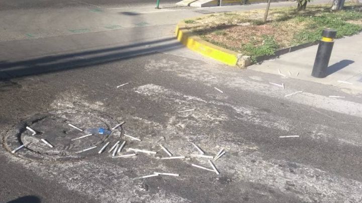 Alerta en Guadalajara: Dejan tirados hisopos para detección de Covid-19 en la calle