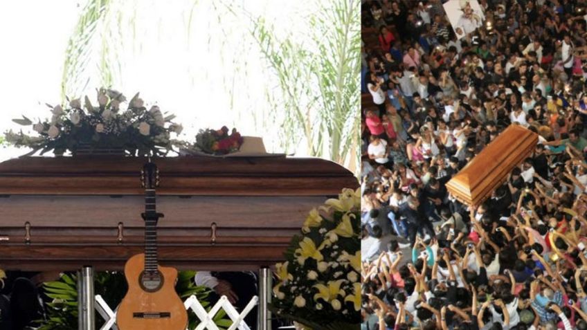 Desgarrador: Así fue el último adiós a Joan Sebastian en su rancho de Juliantla