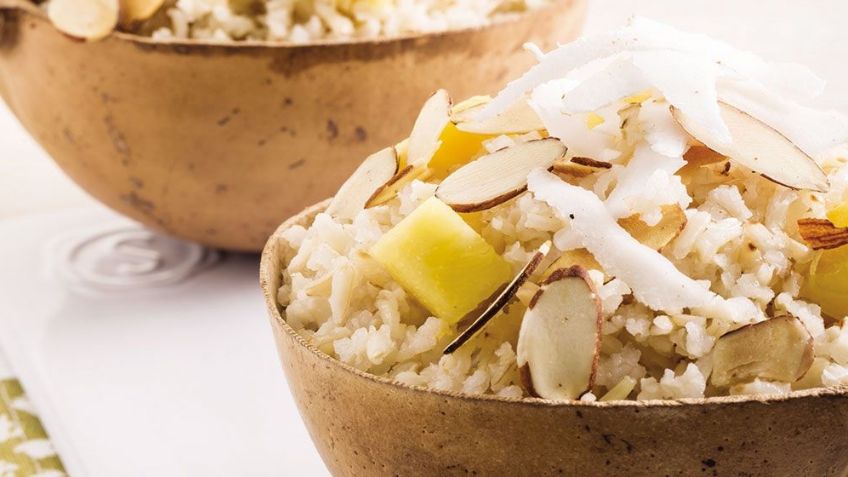 Reinventa todas tus comidas con ayuda de este extravagante y delicioso arroz de coco