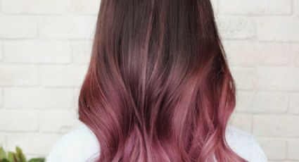 ¡Colorido y hermoso! Dale una increíble personalidad a tu cabello con un 'balayage' rosa