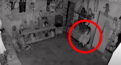 VIDEO: Cámaras capta a la muñeca 'Annabelle' yucateca moviéndose e impacta en redes