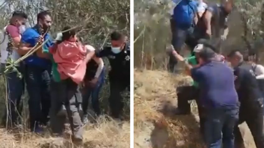 VIDEO: Niño es rescatado sano y salvo en Edomex; lo secuestró su propio tío