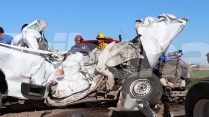 Valle del Yaqui: Hombre se salva de morir prensado tras impactante encontronazo
