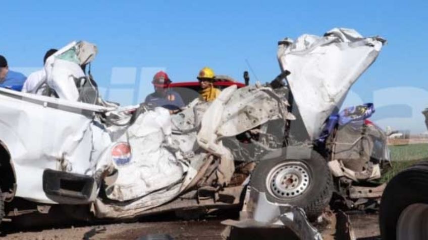 Valle del Yaqui: Hombre se salva de morir prensado tras impactante encontronazo