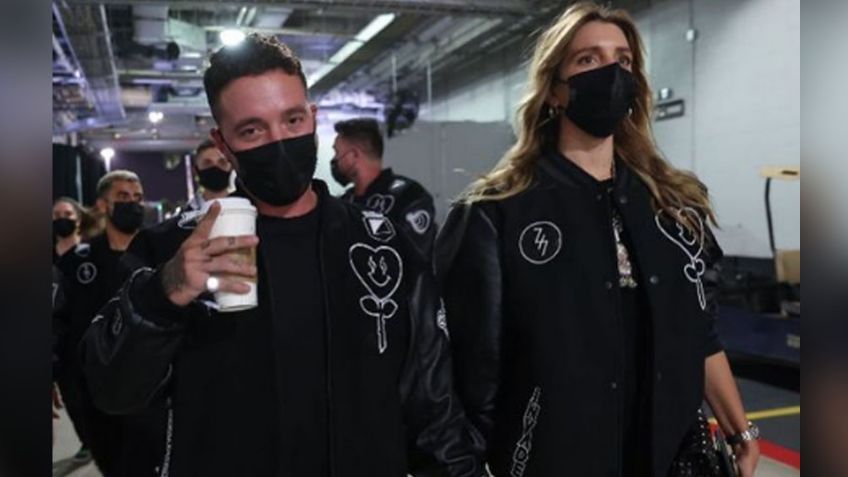 Llegada de J Balvin y Valentina Ferrer a la pelea del 'Canelo' delataría el escondido embarazo