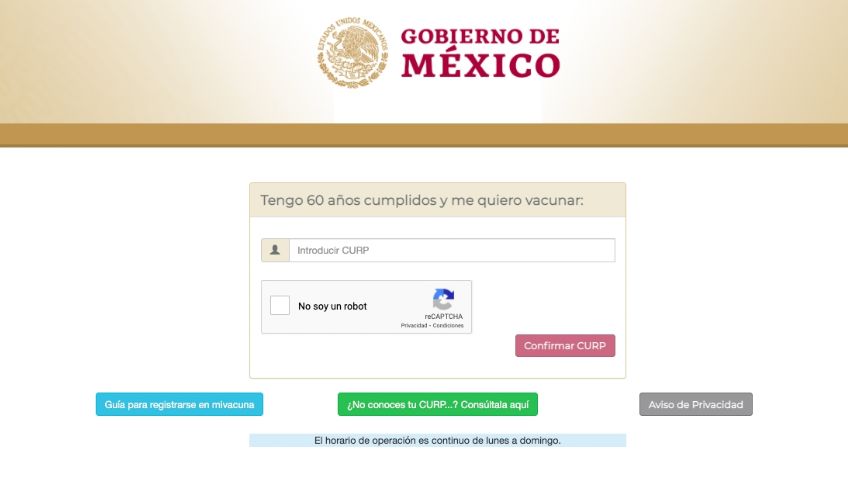 ¡Grandes noticias! Sitio web para registro de vacuna anti Covid-19 deja de presentar fallas