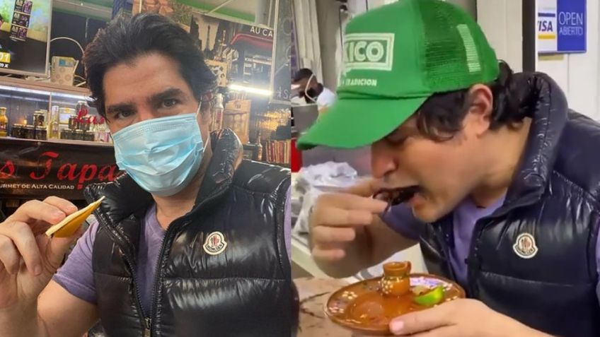 EXÓTICO VIDEO: Eduardo Verástegui se come una tarántula ¿para llamar la atención?