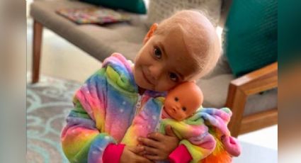 Desgarrador: Niña de 3 años lucha contra duro cáncer; su posibilidad de sobrevivir es del 8%