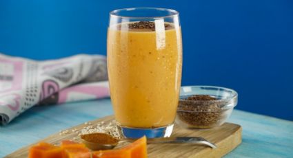 ¡Ideal para la digestión! Este 'smothie' de coco con papaya te encantará