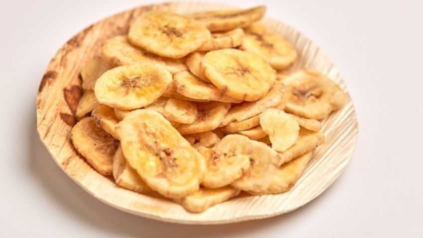 Una vez que pruebes esta botana de plátano te olvidarás de la comida chatarra