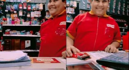 VIDEO: 'Niño del Oxxo', de mirada pícara, revela si realmente trabaja en la tienda