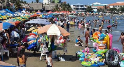 ¡Sin cuidarse del Covid-19! Registran gran número de turistas en playas mexicanas