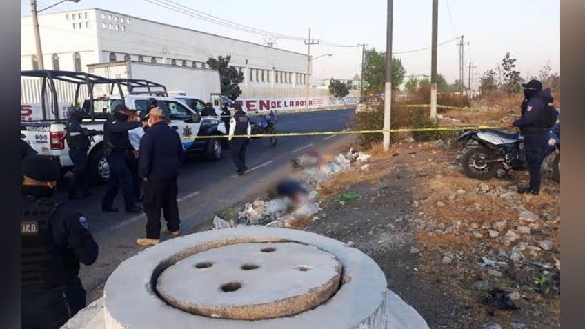 Dos hombres son encontrados muertos en predio; estaban maniatados y con un narcomensaje