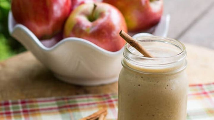 Olvídate del intenso calor de la próxima primavera con un rico frappé de manzana