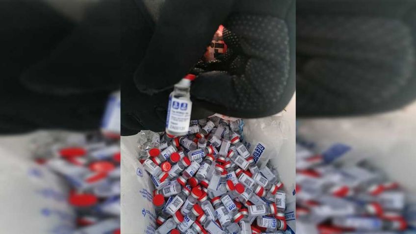 Aseguran casi 6 mil vacunas Sputnik V que se transportaban ilegalmente de Campeche a Honduras