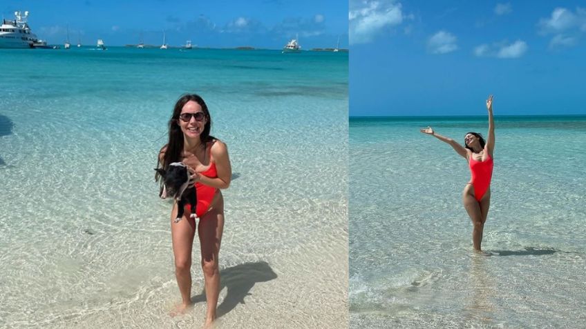 Junto a galán, Camila Sodi arriesga su vida durante sus vacaciones en las Bahamas
