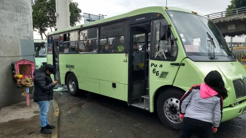 Disparan a una mujer durante un asalto en el transporte público en la alcaldía Iztapalapa