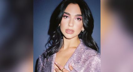 Desde México, Dua Lipa se roba las miradas al posar en coqueto 'outfit' negro