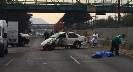 ¡Impacto fatal! Muere una persona en CDMX luego de fuerte accidente vial; registran tráfico intenso