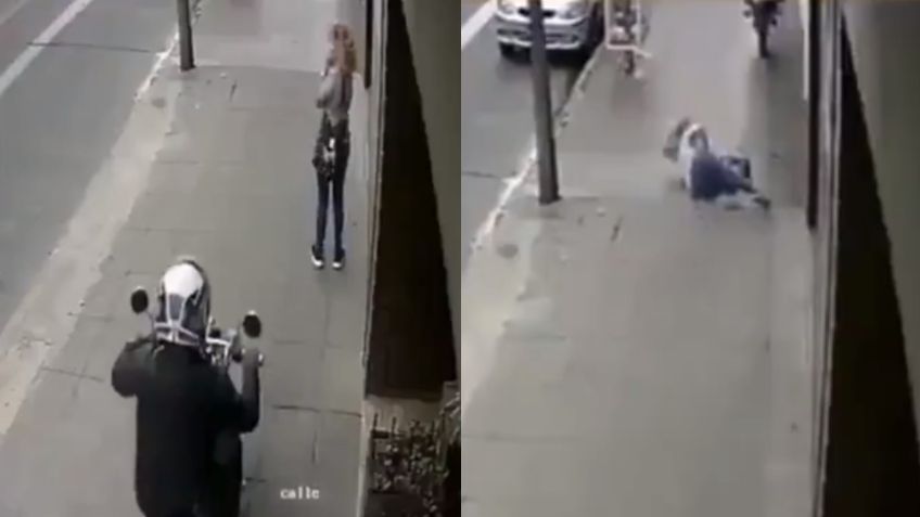 VIDEO: Mujer muere de paro cardíaco luego de ser víctima de un asalto afuera de su casa