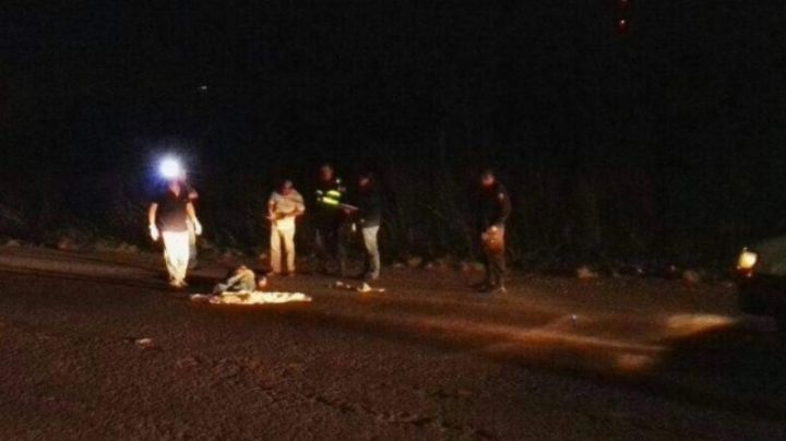 Dos jornaleros mueren atropellados en Caborca; los cuerpos quedaron 1km uno del otro