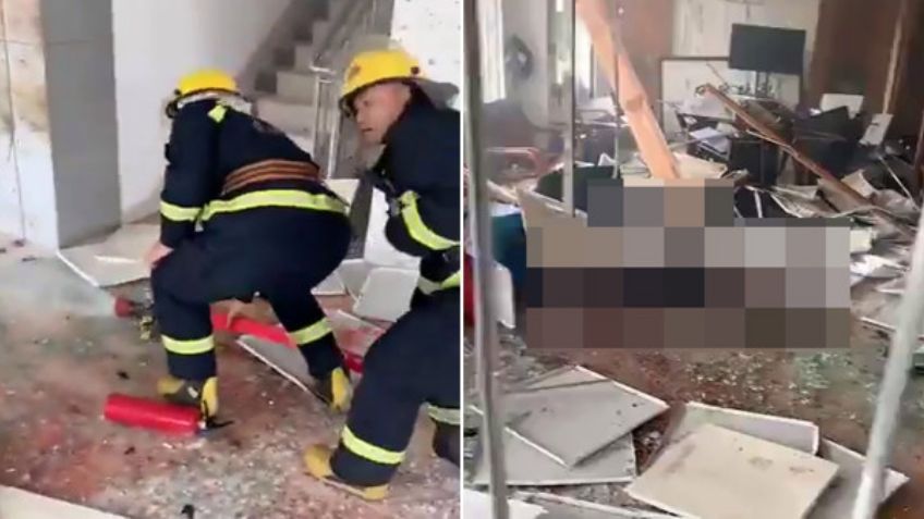 China: Explota edificio de Gobierno en Guangzhou; hay varios muertos y heridos