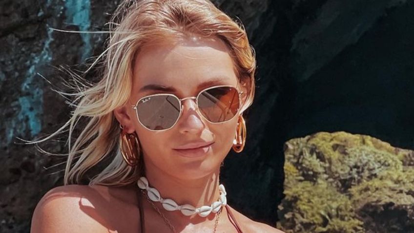 Irina Baeva, actriz de Telvisa, sorprende con coqueto bañador en playas de Puerto Vallarta