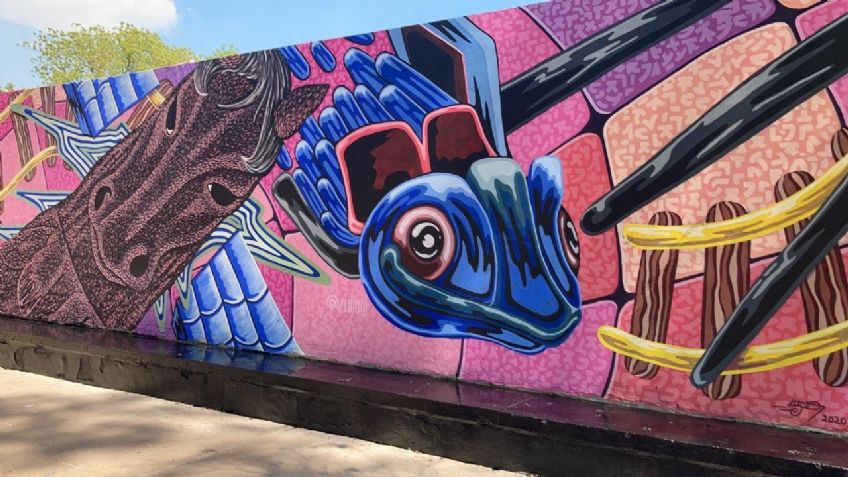 FOTOS: El artista cajemense, Luis Hinojosa, pintará murales en el centro de Ciudad Obregón
