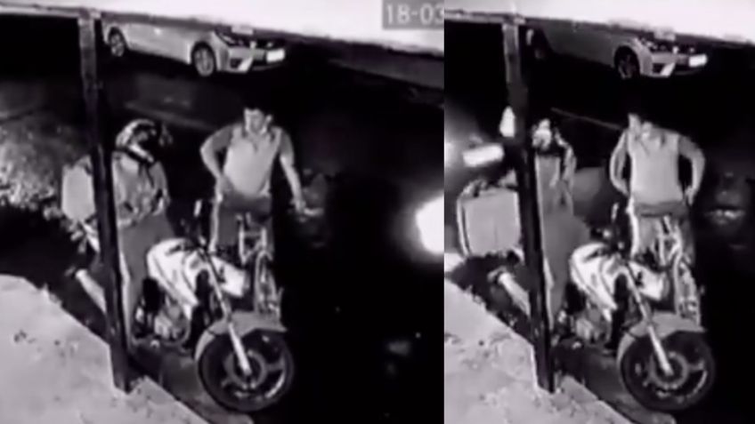 FUERTE VIDEO: ¡Brutal! Conductor cobra venganza contra asaltante y lo atropella en pleno robo