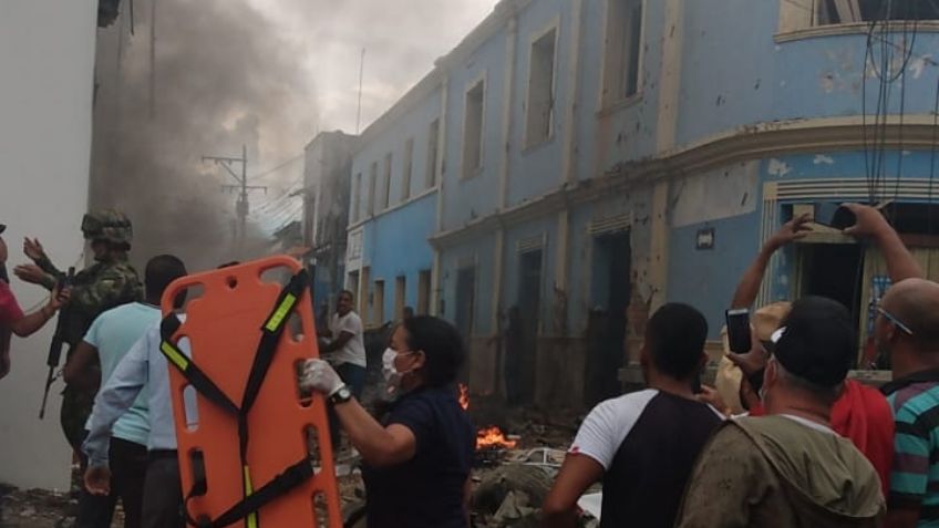Carro bomba estalla en ataque terrorista de Colombia; hay 43 heridos y 8 casas destruidas
