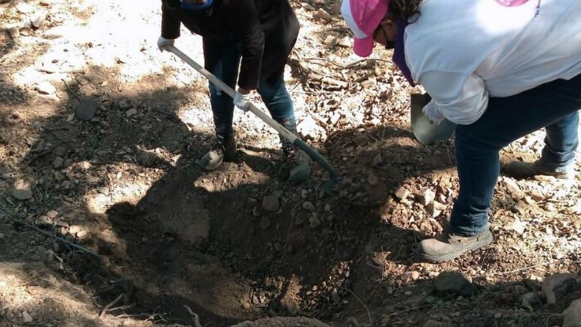 Madres Buscadoras de Sonora encuentra huesos humanos enterrados en predio de Nogales