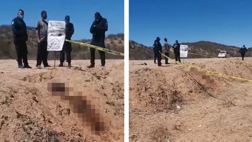 Terrible hallazgo: Ubican cadáver putrefacto y semienterrado a las afueras de Nogales