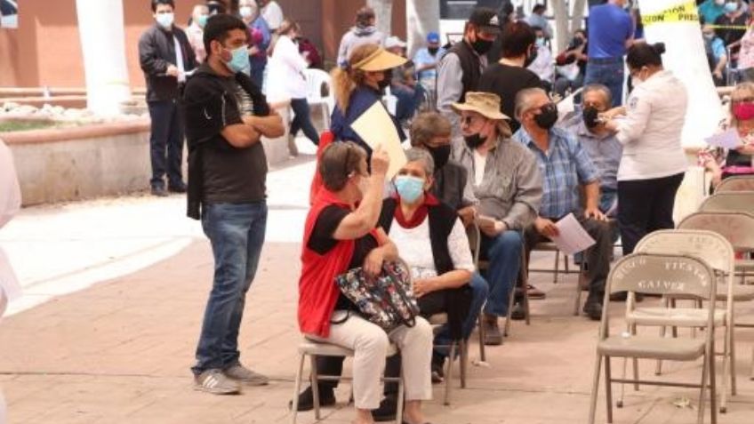Cajeme: Calvario en vacunación contra el Covid-19, sigue la desorganización