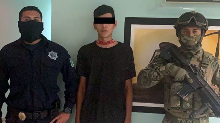 Capturan a joven 'tirador' en calles de Ciudad Obregón; intentó escapar a fuerza de carrera