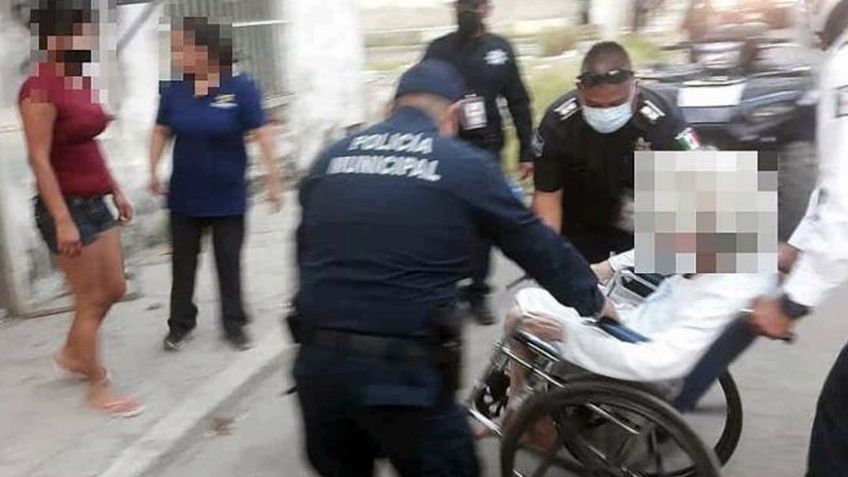 Hermosillo: Abuelita en silla de ruedas es rescatada sana y salva de peligroso incendio