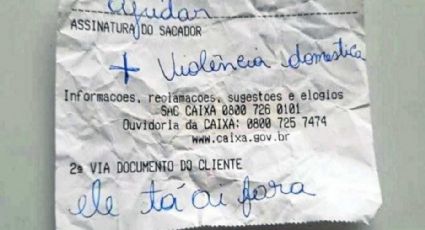 "¿Puedes ayudarme?": Mujer pide auxilio con un ticket; sufría violencia doméstica