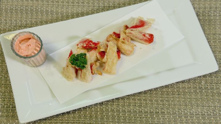 Dale un toque japonés a tu Cuaresma con este exquisito tempura de surimi