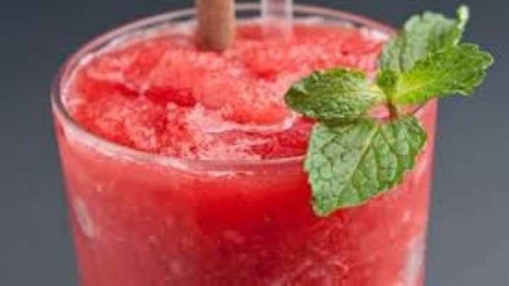 Dale una apariencia refrescante a la jamaica con este fácil pero delicioso frappé