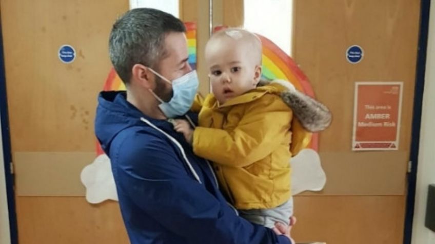 Bebé sobrevive a tumor cerebral del tamo de una mandarina: le quedaban 2 días de vida
