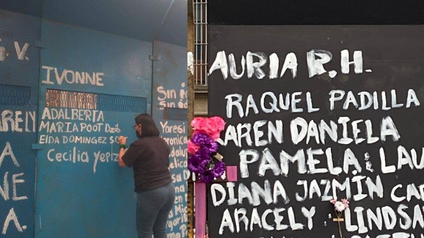 "Las recordamos siempre": Las sonorenses Raquel y Cecilia tienen su nombre en memorial frente a Palacio Nacional