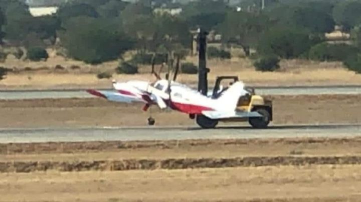 ¡Terrible accidente! Avioneta se desploma al aterrizar en el aeropuerto de Querétaro