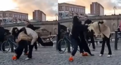 FOTOS: Entre rasguños y cachetadas, mujeres se agarran del cabello y se golpean en un bar